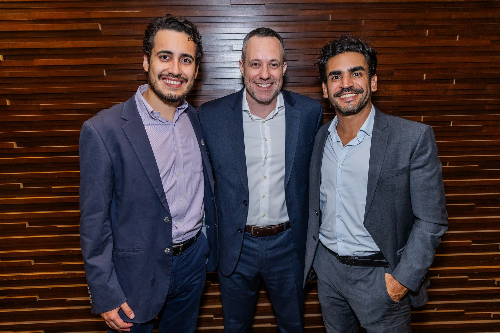 Três participantes do CBEXS Futuro em um encontro